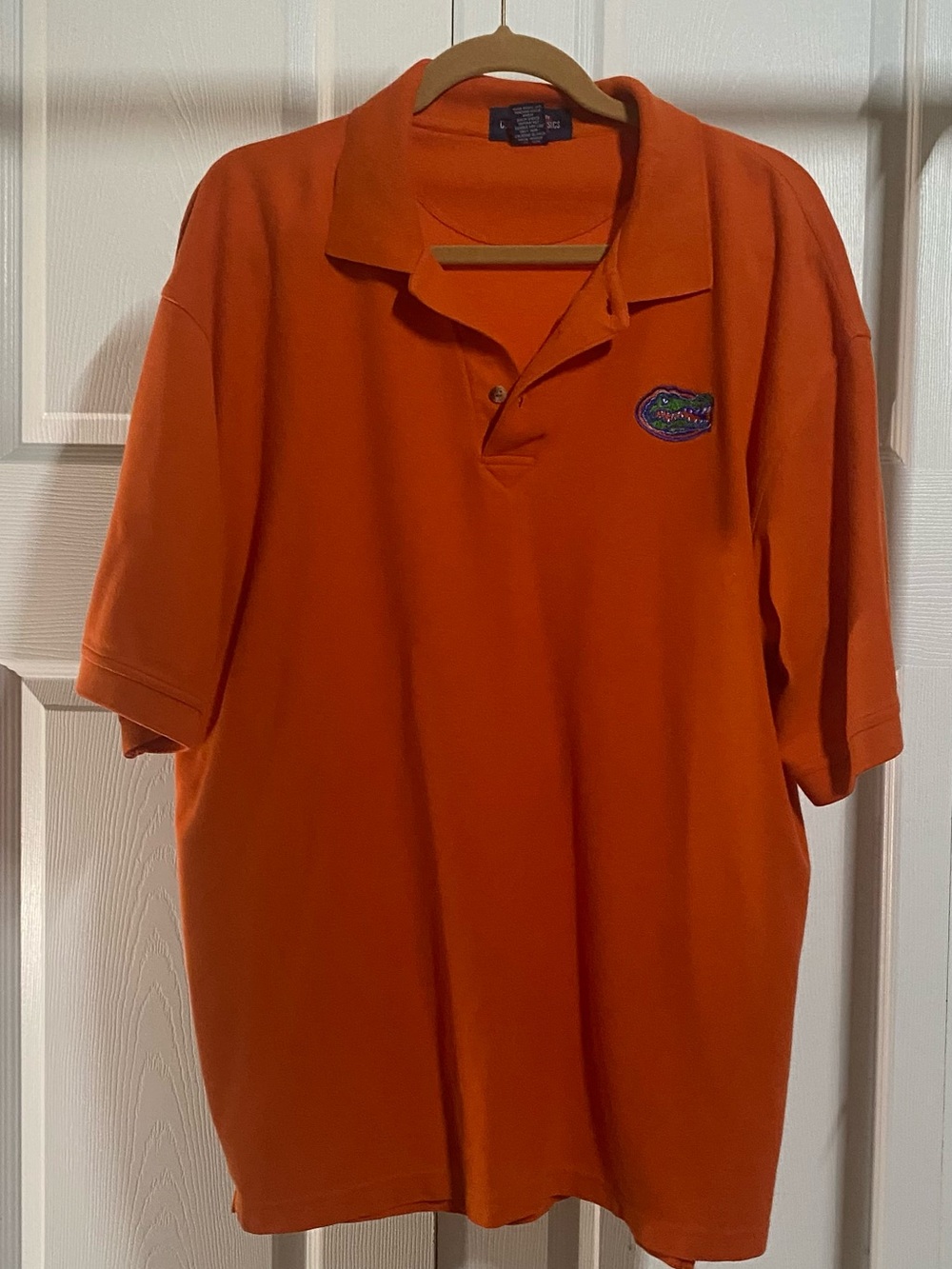 Men's Vintage Gators Orange Polo Shirt - Classic Short Sleeve